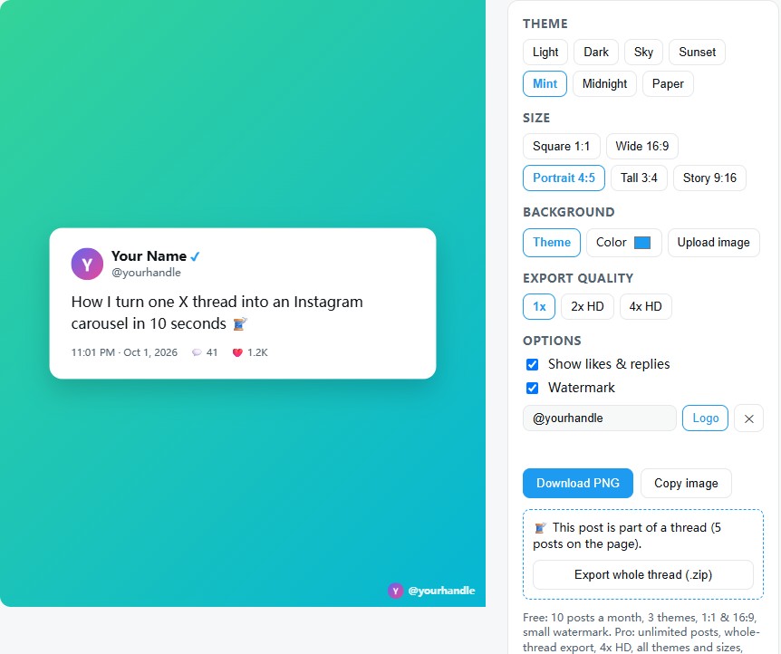Everything in one simple panel
